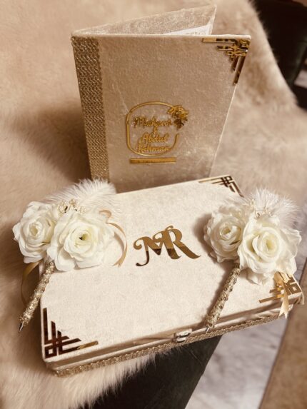 Nikkah Nama booklet with box